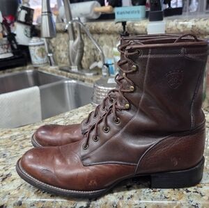 Ariat Men's Dark Brown Lace-Up Boots